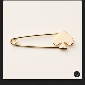 NWT Kate Spade x Target Spade Safety Pin Brooch